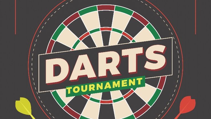 Dart Tournament Sunday, April 25th starts at 1430 hours.  $5 buy-in triple elimination.